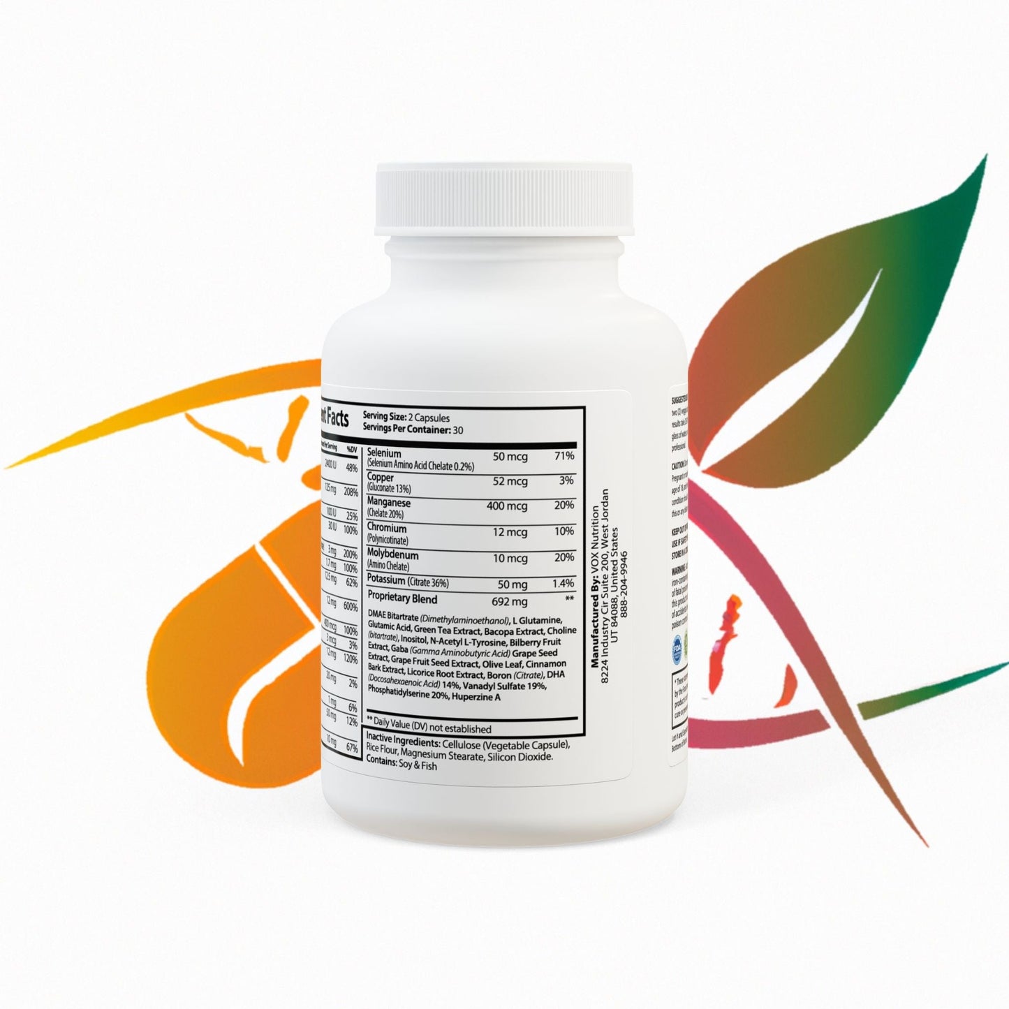 Astonishing Health Brain Support Complex Supplement (60 Capsules) Printify