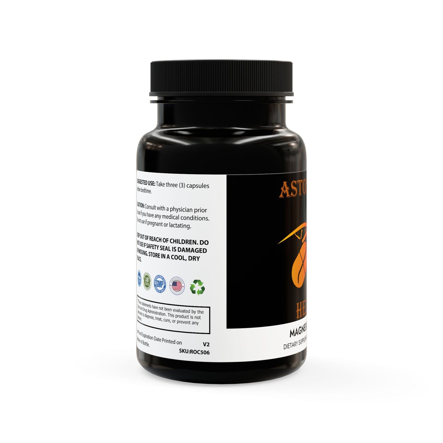 Astonishing Health Magnesium Zinc Supplement (90 Capsules) Printify