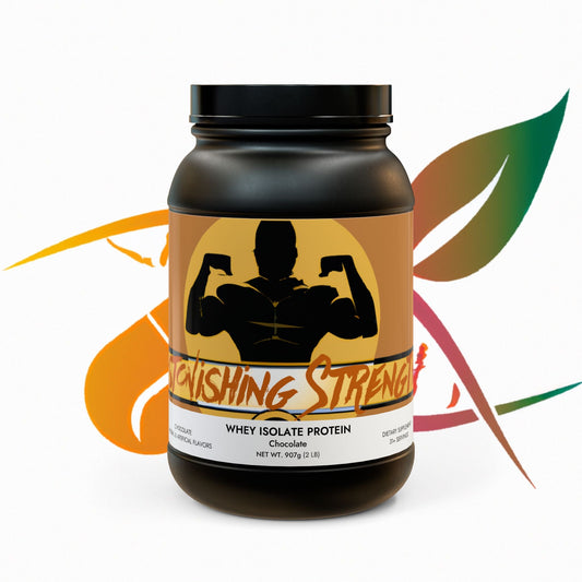 Astonishing Strength Whey Isolate Protein Supplement (907g, 2lb) Printify
