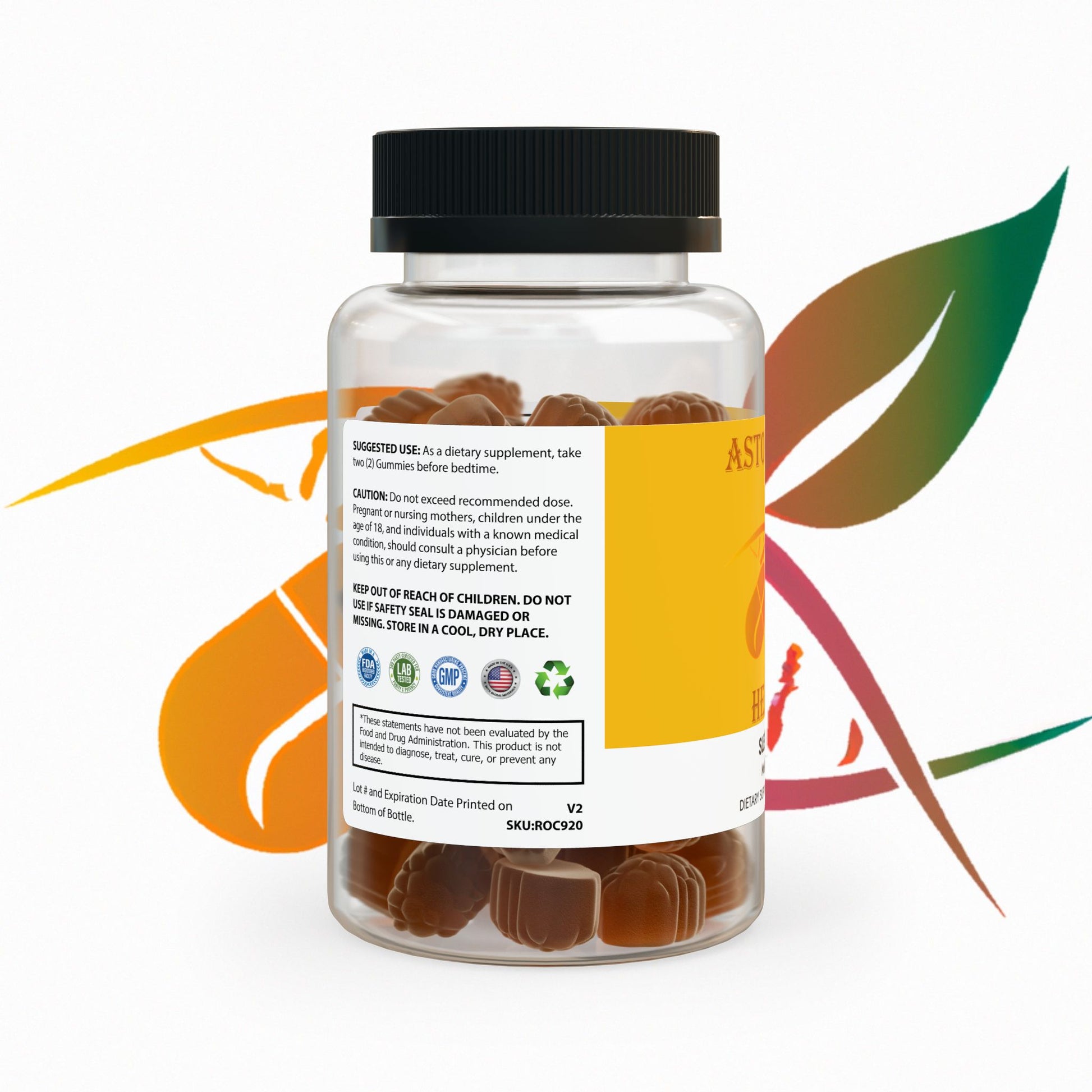 Astonishing Health Sleep Well Gummies (60 Gummies) Printify