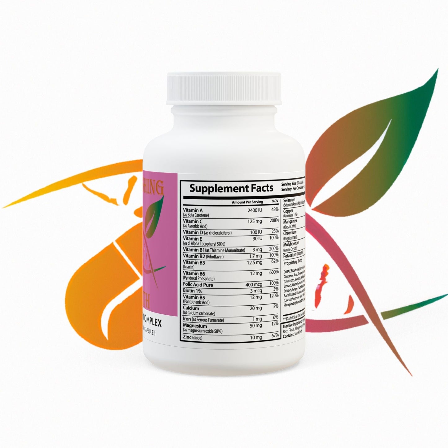 Astonishing Health Brain Support Complex Supplement (60 Capsules) Printify